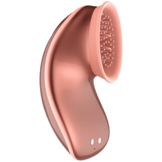 Innovation Shots Twitch Hands-Free Vibrating Clitoral Stimulator - Coral