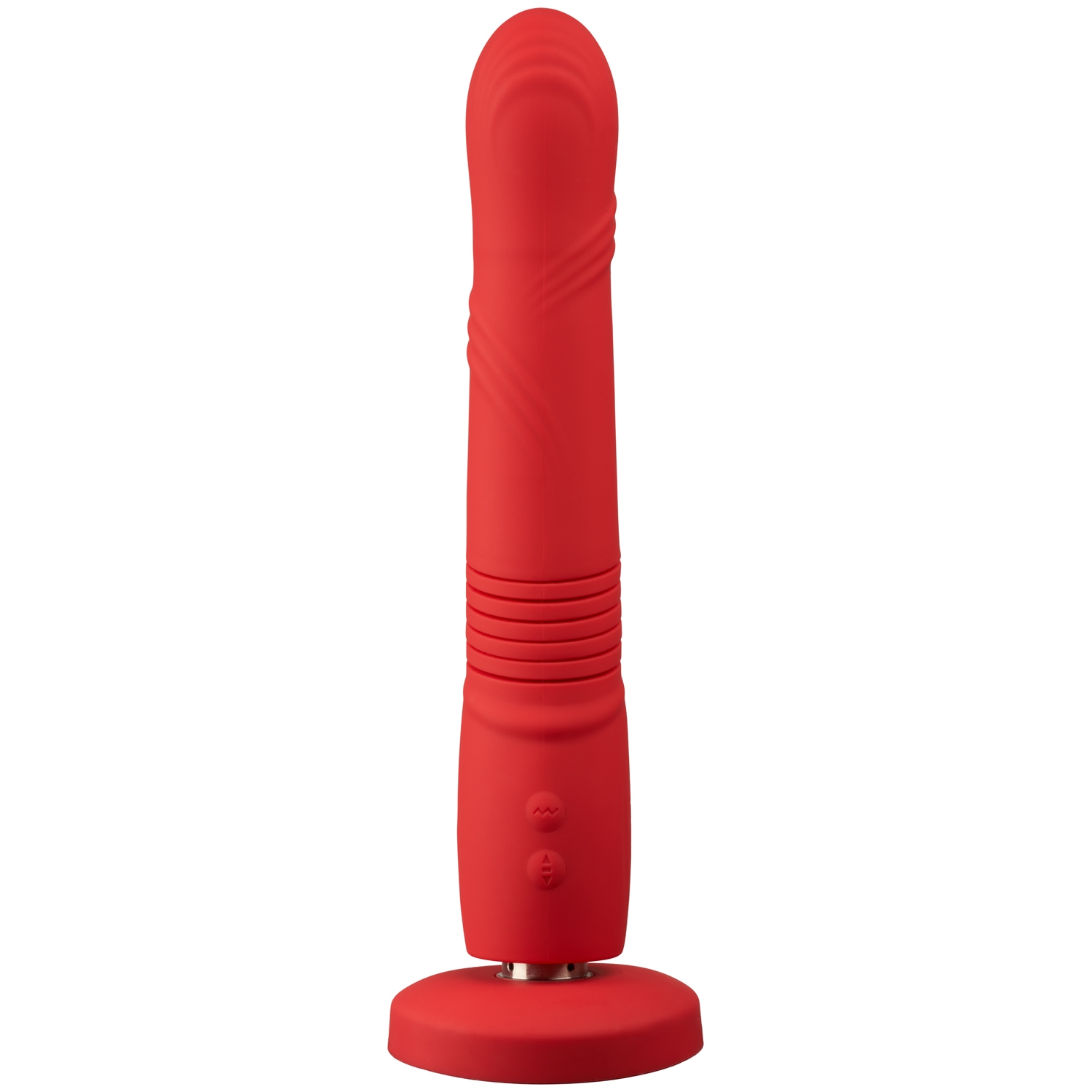 Lovense Gravity Thrusting Dildo - Red