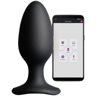 Lovense Hush 2 App-controlled Large Butt Plug - Black