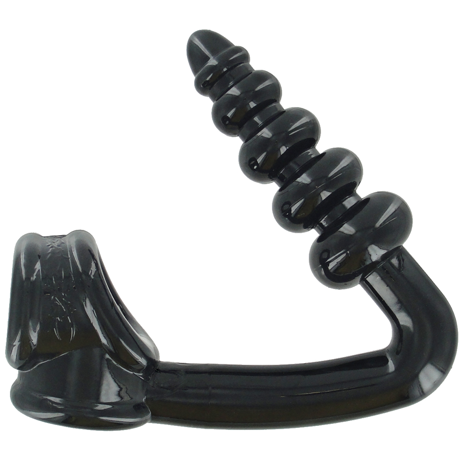 Master Series The Tower Erection Enhancer Penis Ring and Butt Plug - Black