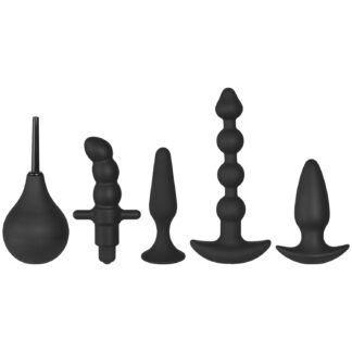 Sinful Ultimate Play Butt Plug Kit - Black