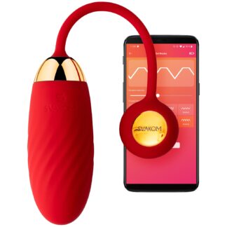 Svakom Ella Neo Interactive App-Controlled Vibrator Egg - Red