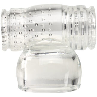 Doc Johnson Merci Cock Stroker Wand Attachment - Clear