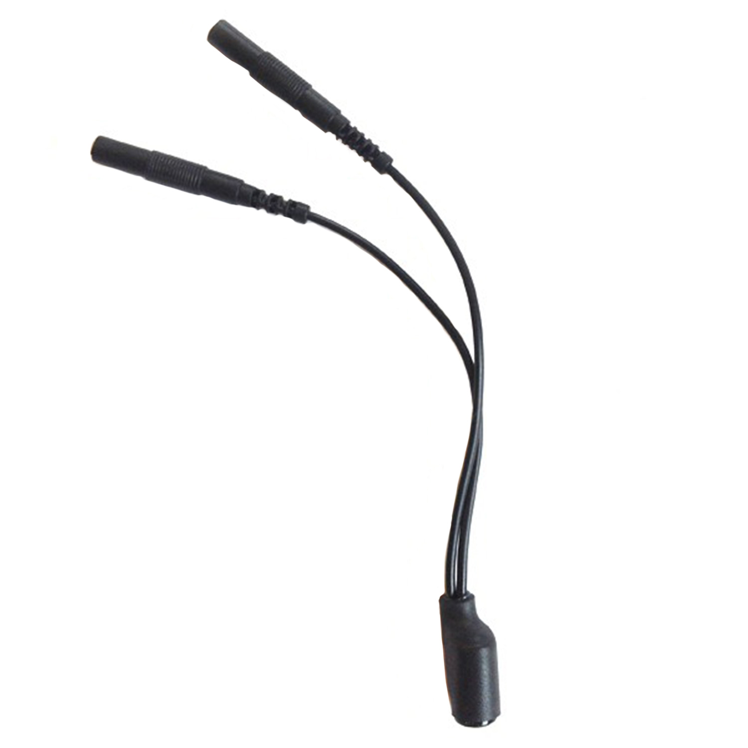 Adapter Mystim Circular Connector for 2 mm Socket - Black