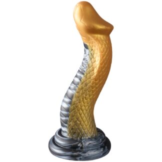 Creature Cocks Golden Mamba Silicone Dildo - Gold