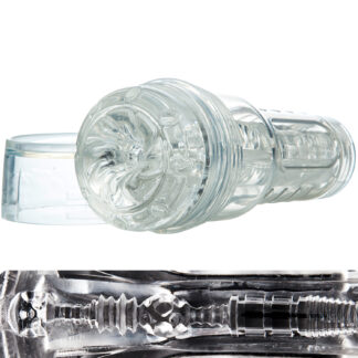 Fleshlight GO Torque Ice Transparent Masturbator - Clear