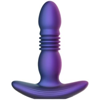 Hueman Supernova Thrusting Butt Plug - Purple