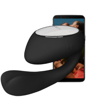 LELO IDA Wave App-controlled WaveMotion Couple's Vibrator - Black