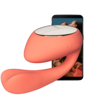 LELO IDA Wave App-controlled WaveMotion Couple's Vibrator - Coral