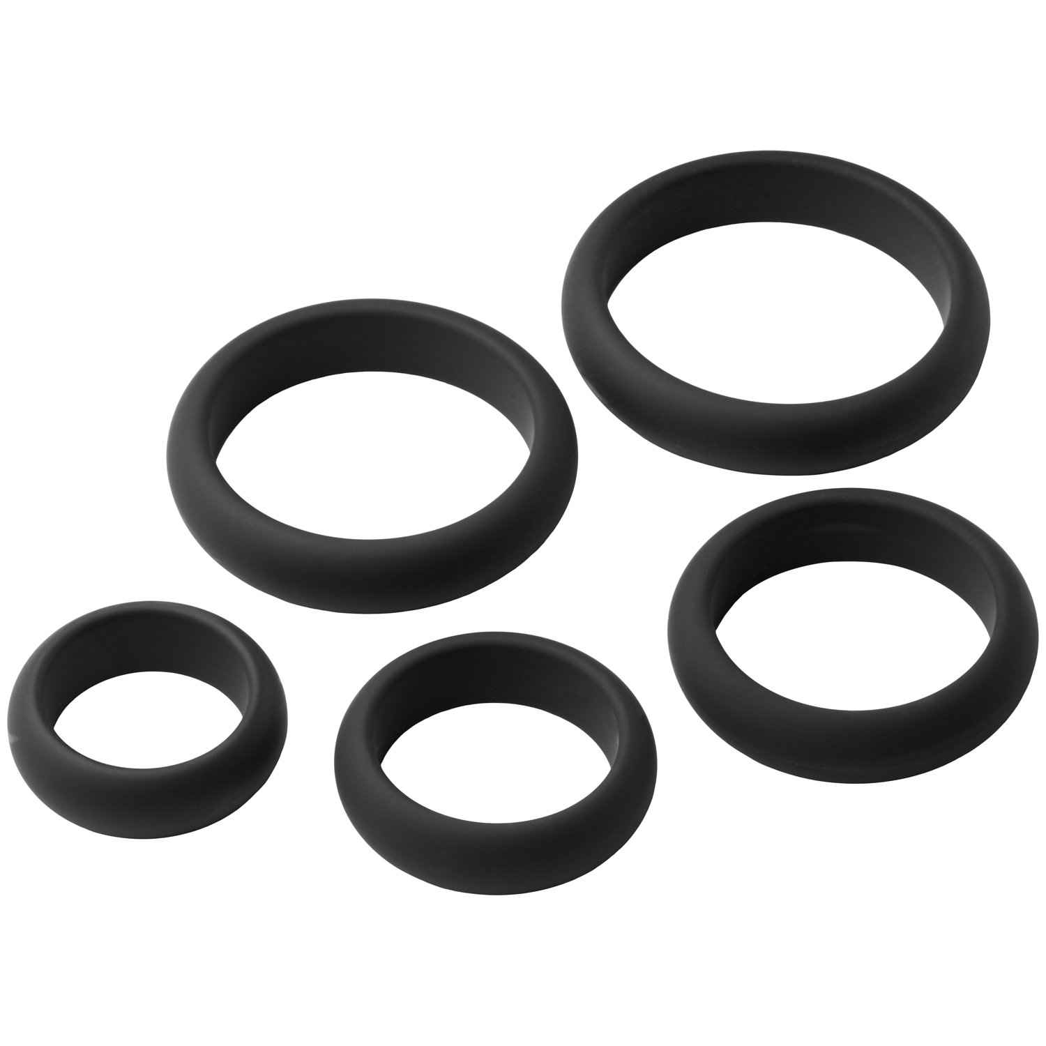 MR.MEMBR Enhancing Cock Ring Set 5 pcs - Black