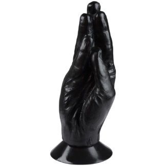 Mister B All Black Otto Fisting Dildo with Suction Cup 7.9 inches - Black