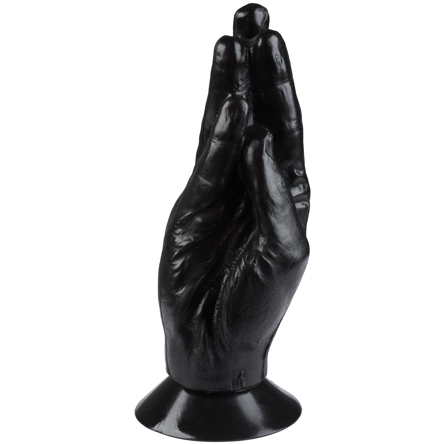 Mister B All Black Otto Fisting Dildo with Suction Cup 7.9 inches - Black
