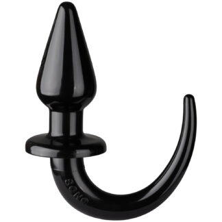 Ouch! Puppy Play Tail Butt Plug - Black