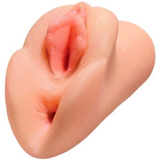 PDX Plus Perfect Pussy Double Stroker - Nude
