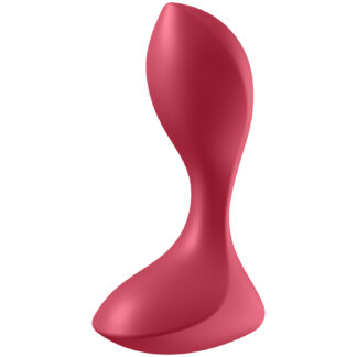Satisfyer Backdoor Lover Butt Plug Vibrator - Red