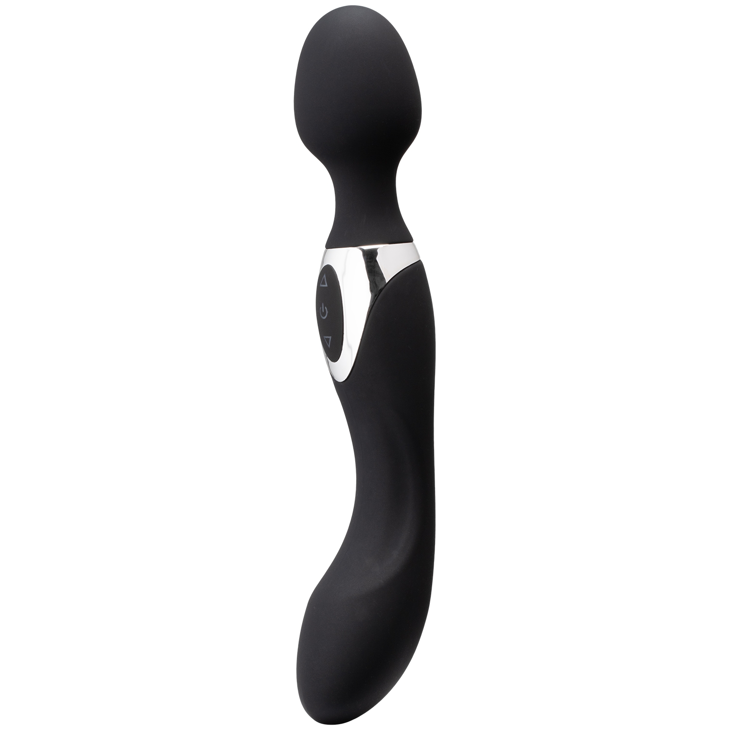 Sinful Curvy Double Pleasure Rechargeable Magic Wand - Black