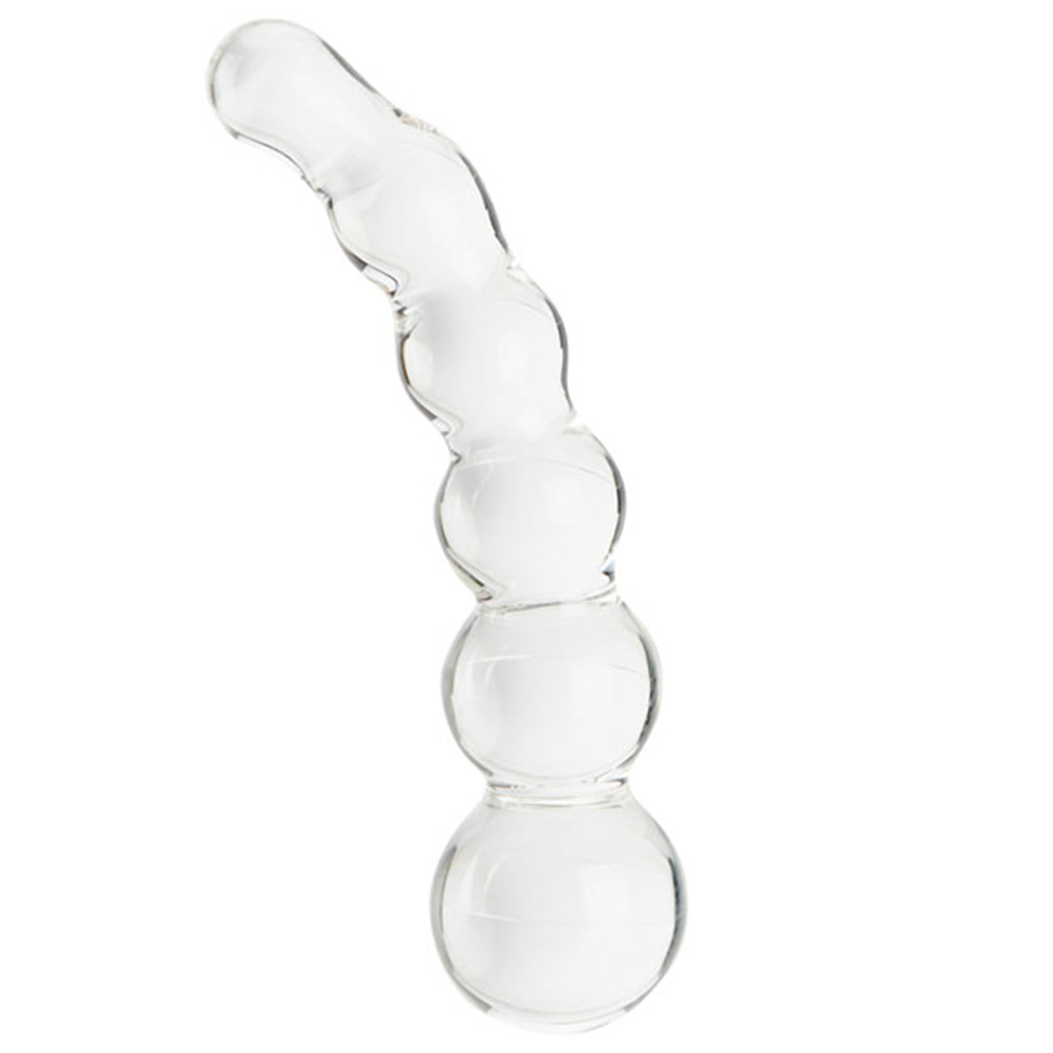 Sinful Groove Glass Dildo - Clear