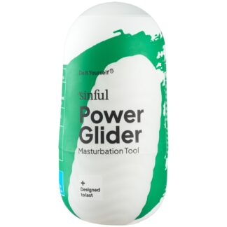 Sinful Power Glider Masturbation Tool - Green