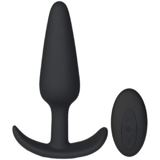 Sinful Smooth Sailor Vibrating Butt Plug - Black