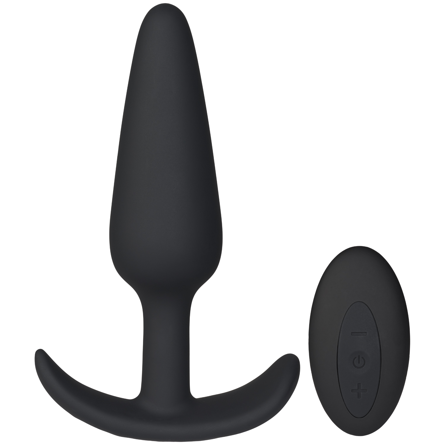 Sinful Smooth Sailor Vibrating Butt Plug - Black