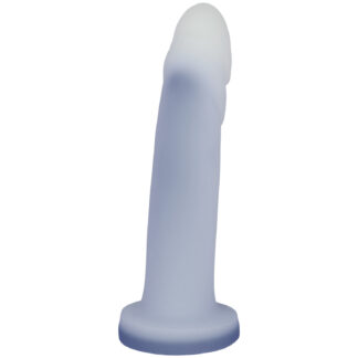 Tantus Flurry Dual Density G-Spot Dildo - Grey