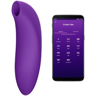 We Vibe Melt 2 App Controlled Suction Vibrator - Purple