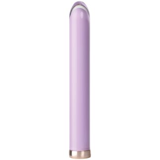baseks Rechargeable Smooth Glass Vibrator - Purple