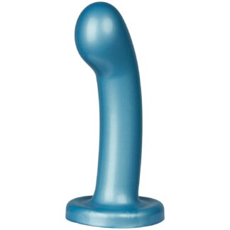baseks Shiny Light Blue G-Spot Dildo 5.5 inches - Blue
