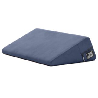 Liberator Wedge - Plus Size - Décor Velvet, Blue