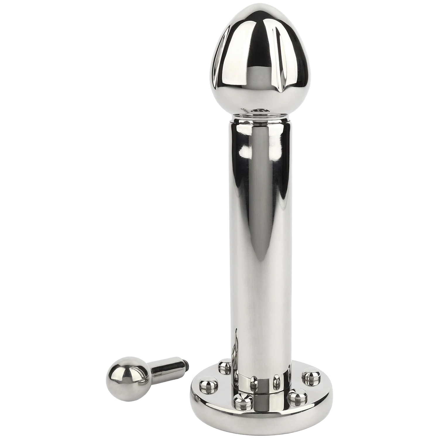 Mr. Steel Reamer Dildo Rotator - Silver