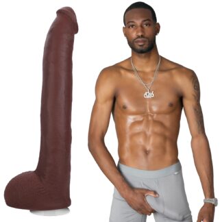 Signature Cocks Hollywood Cash Dildo - Brown