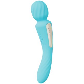 LELO Switch Double-Sided Wand Vibrator - Blue