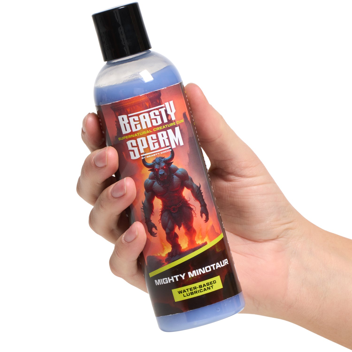 Beasty Cocks Mighty Minotaur Water-Based Lube - Blue
