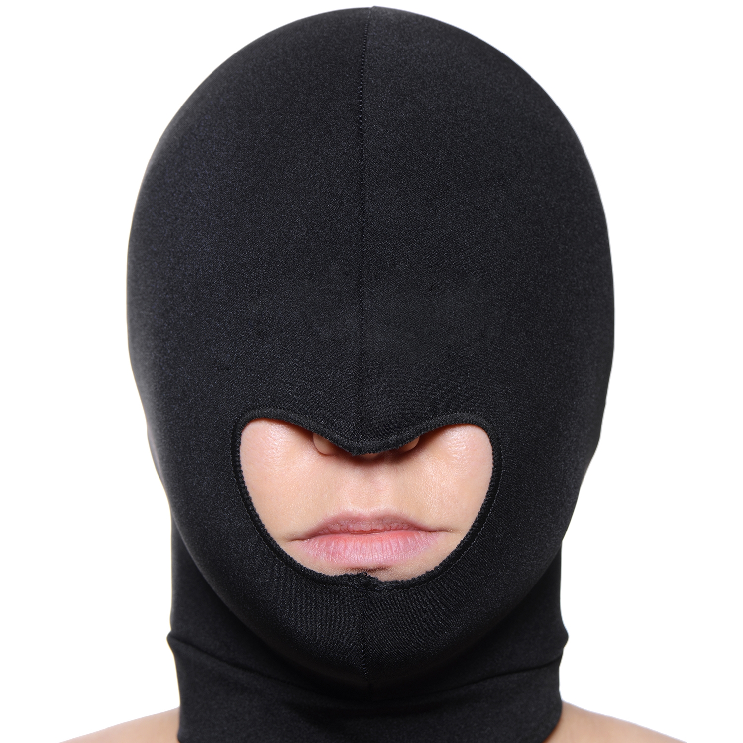 Master Series Blow Hole Spandex Mask - Black - One Size