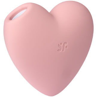 Satisfyer Cutie Heart Air-Pulse Clitoral Suction Vibrator - Rose