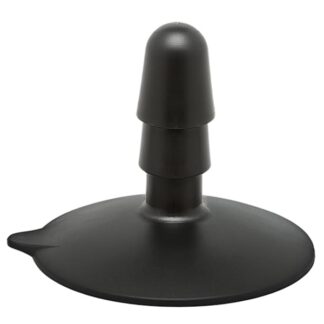 Vac-U-Lock Large Black Suction Cup Plug - Black