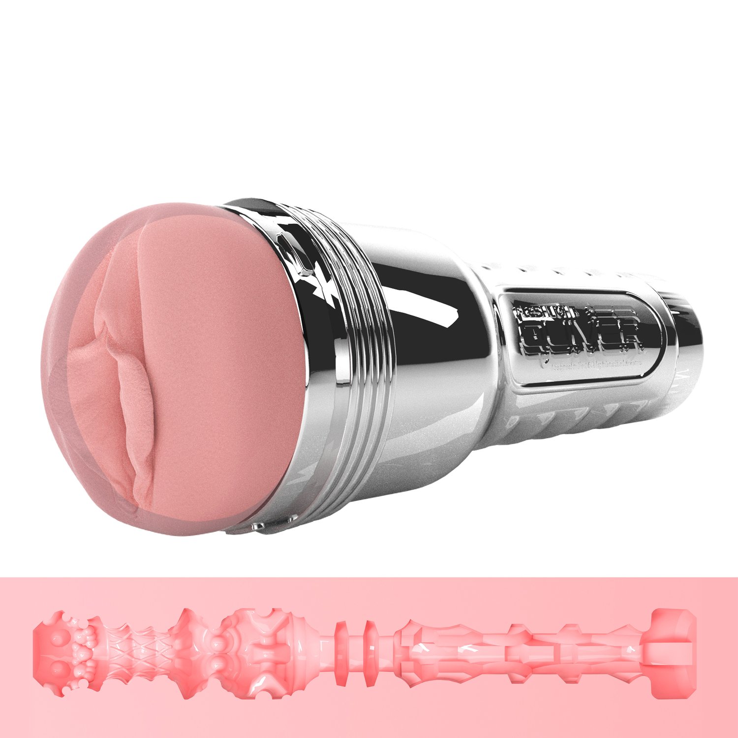 Fleshlight Quiver Vibrating Masturbator - Silver