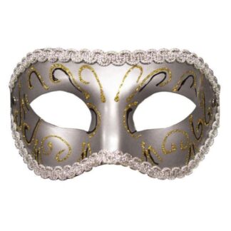Grey Masquerade Mask