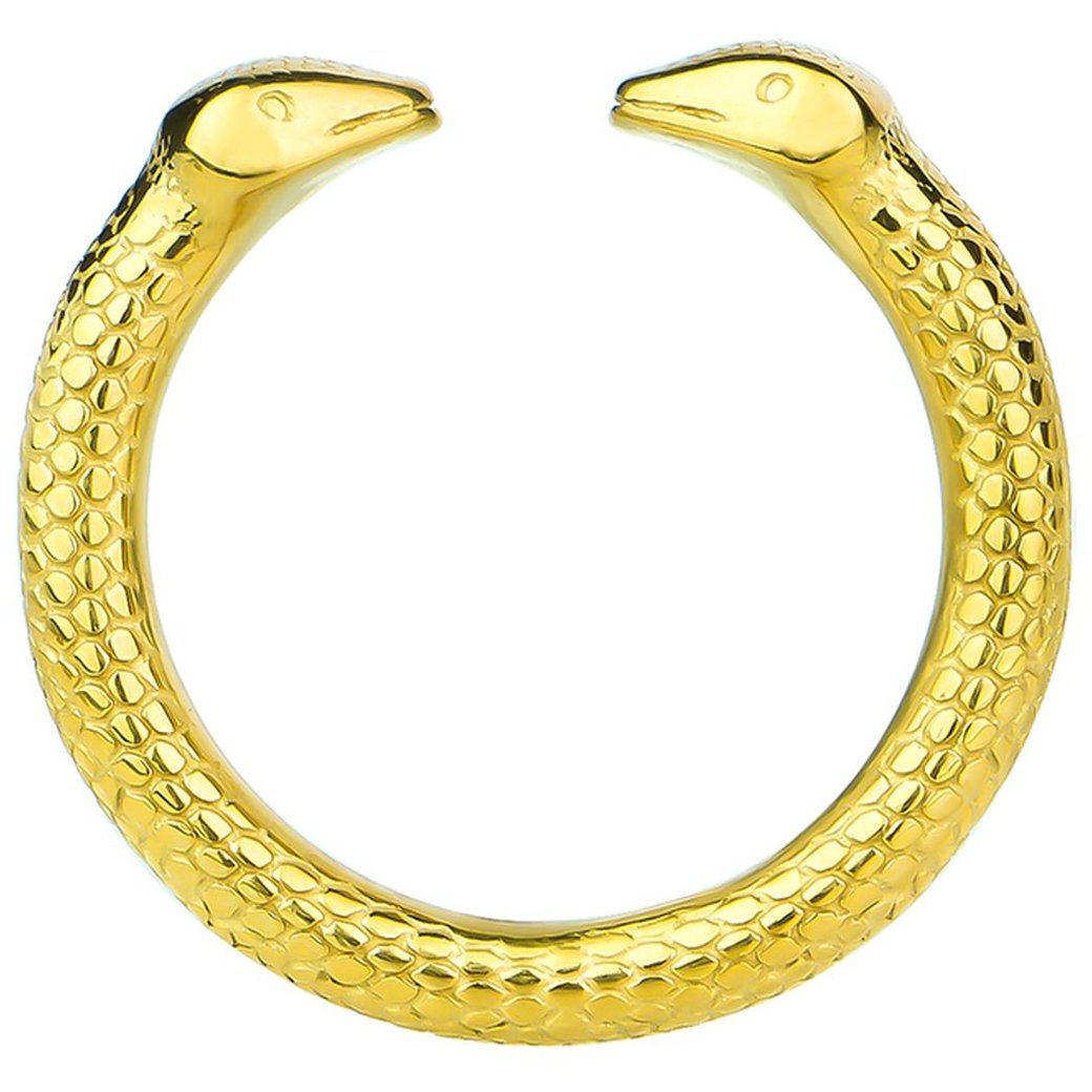 Kiotos Steel Penis Glans Ring - Gold