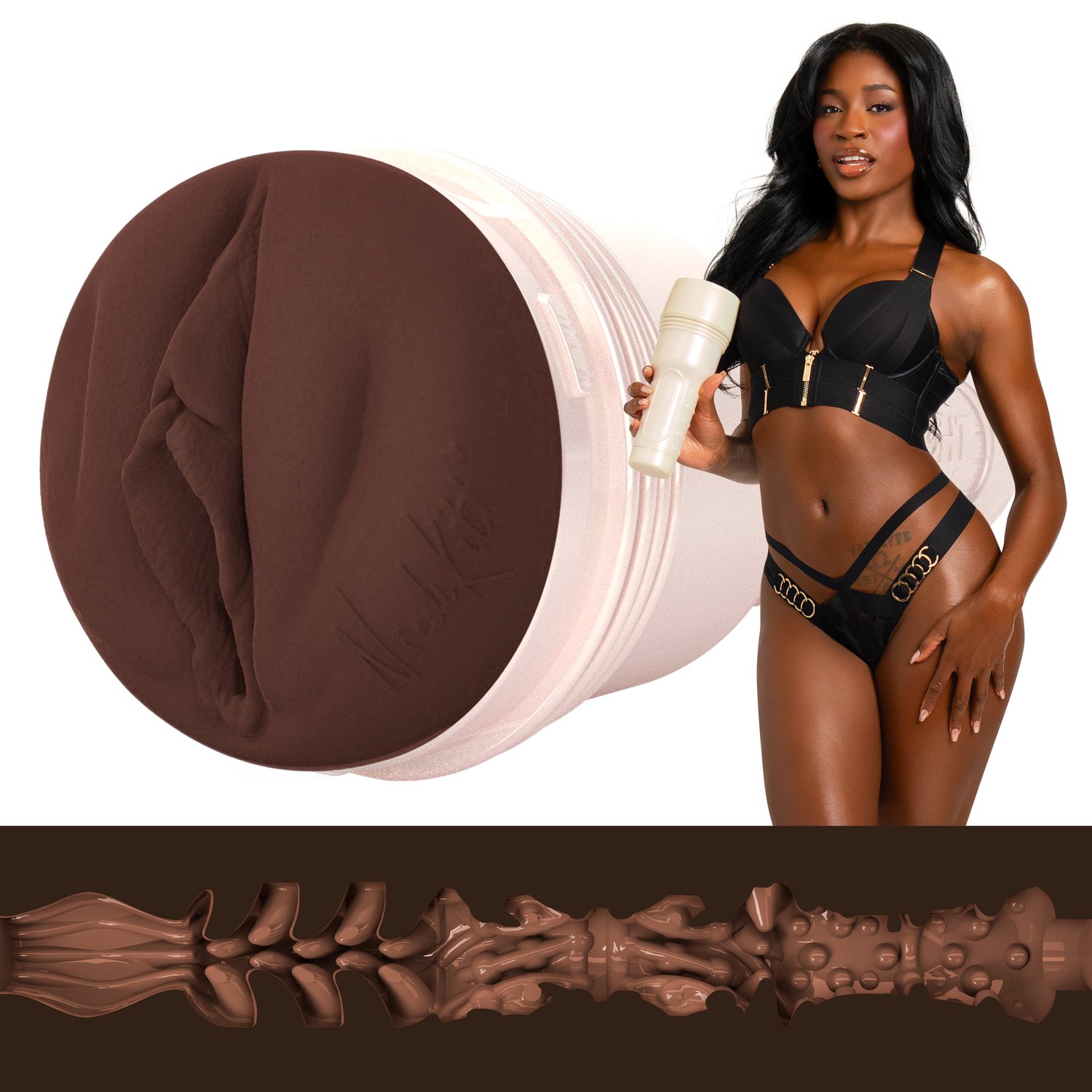 Fleshlight Girls Nicole Kitt Perrrrrfection - Brown