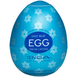 TENGA COOL Egg Snow Crystal Masturbator - White
