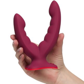 Fun Factory Ryde Double Dildo 6.3 Inch - Bordeaux