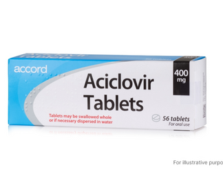 Aciclovir 400mg tablets for Treatment of Genital Herpes