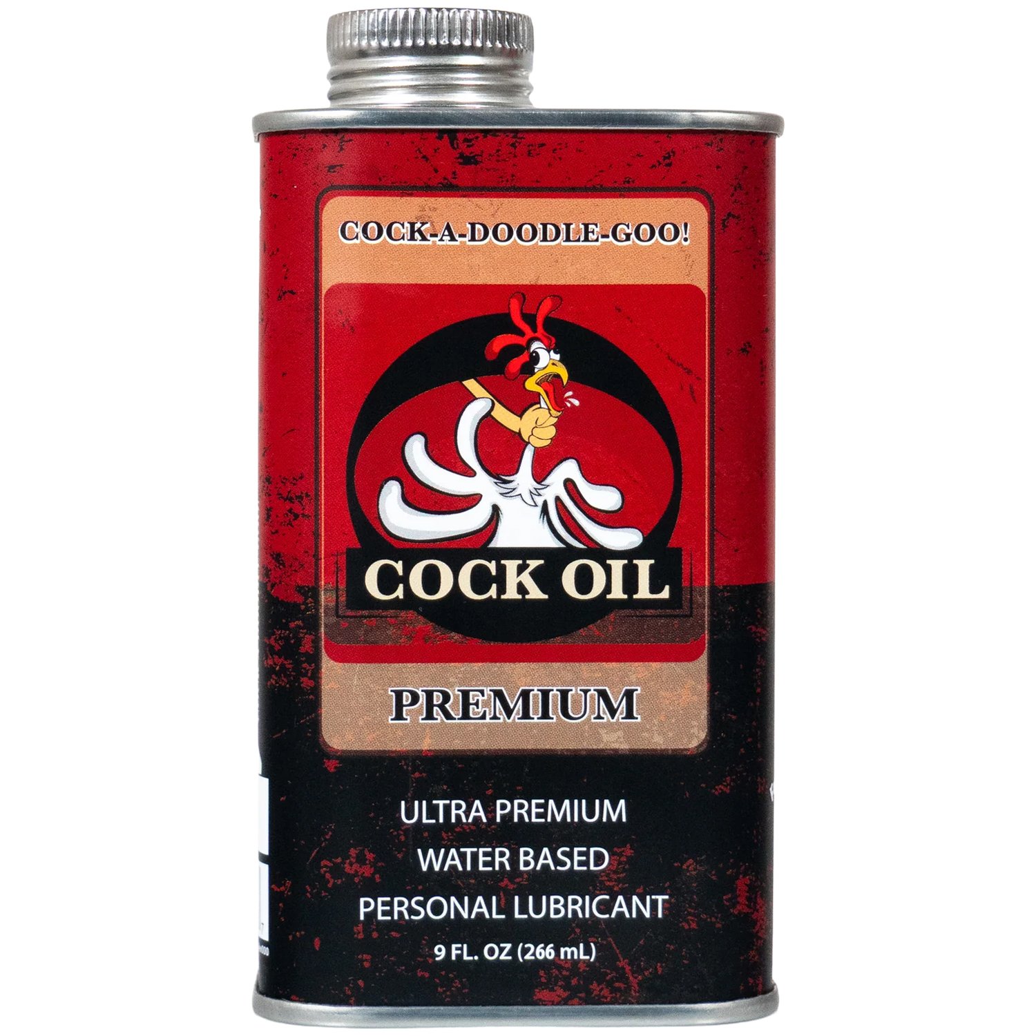 COCK OIL Water-based Lube Metal Can 266 ml - Clear