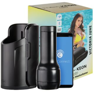 Kiiroo Keon WiFi & Feel Victoria June Combo Set - Black