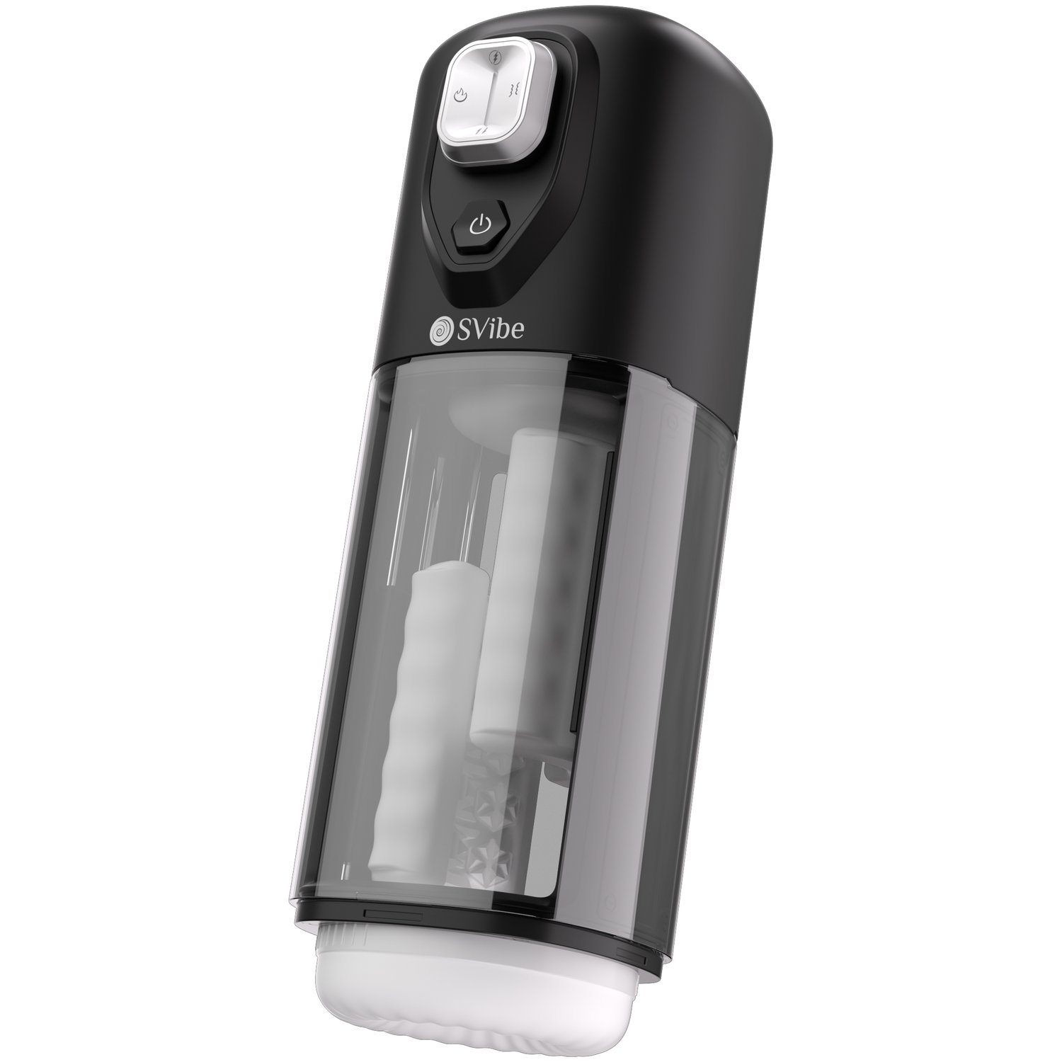 SVibe Ikon Volt Rubbing & Heating Masturbator - Black