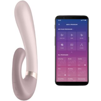 Satisfyer Heat Wave App-Controlled Rabbit Vibrator - Purple