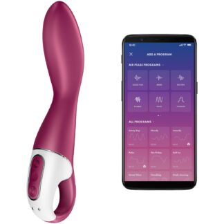 Satisfyer Heated Thrill App-Controlled G-Spot Vibrator - Red