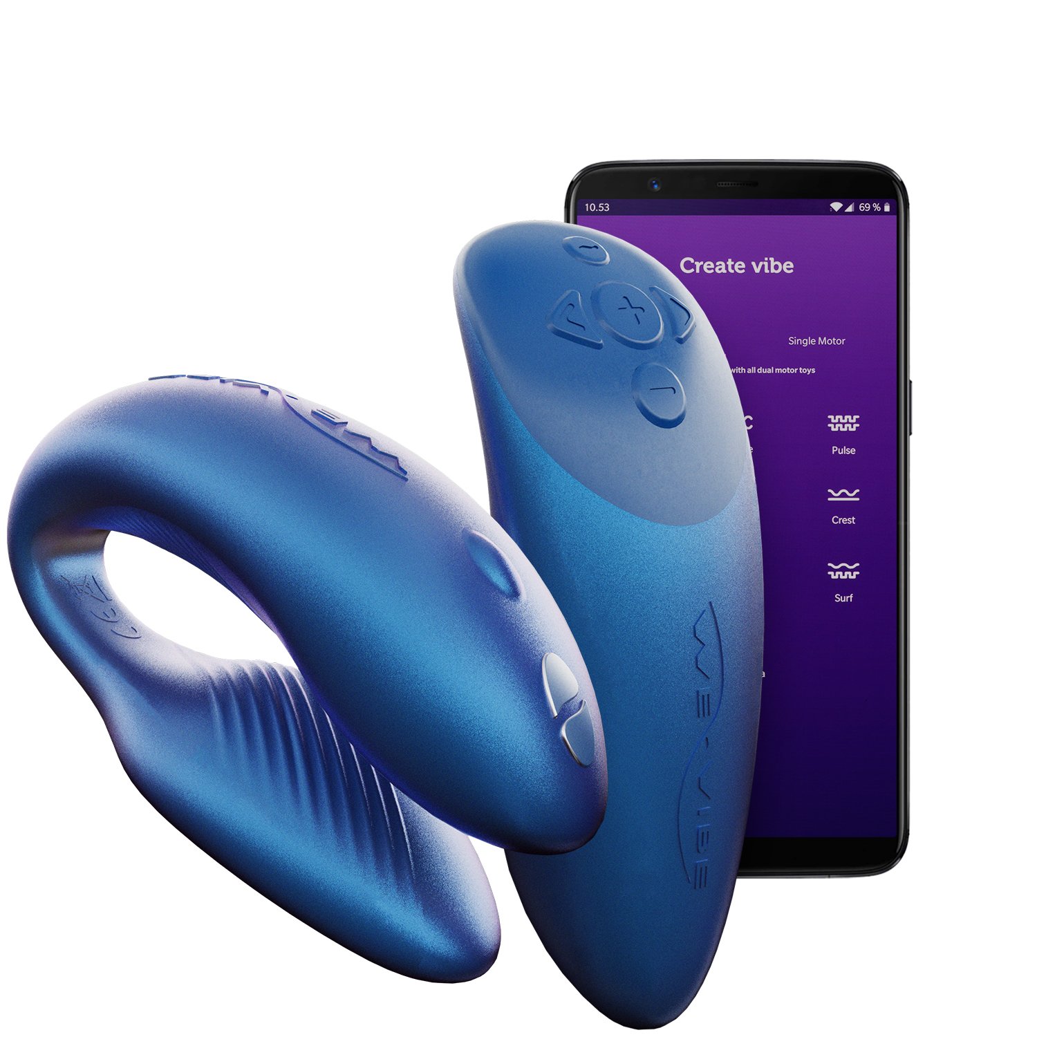 We-Vibe Chorus Couples Vibrator - Dark Blue