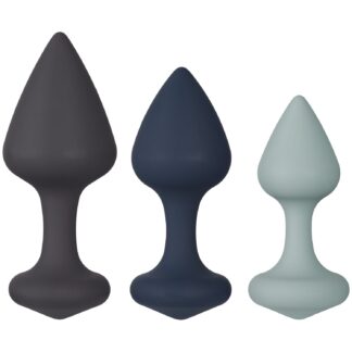 Amaysin Trio Butt Plug Set - Mixed colours